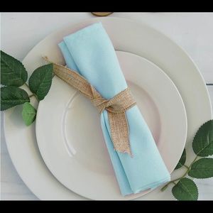 Baby blue napkins 20” X 20” quantity 20 new